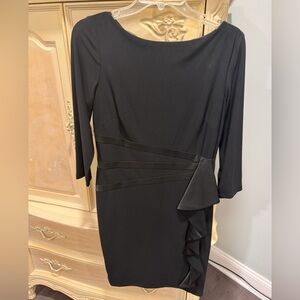 American Living Black Long Sleeve Dress